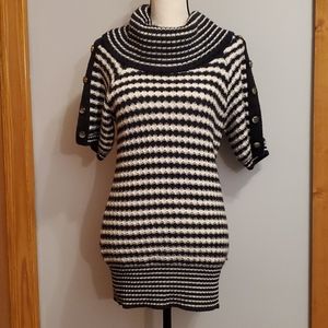 Design History Cowl Neck Wool-Blend Sweater, Small